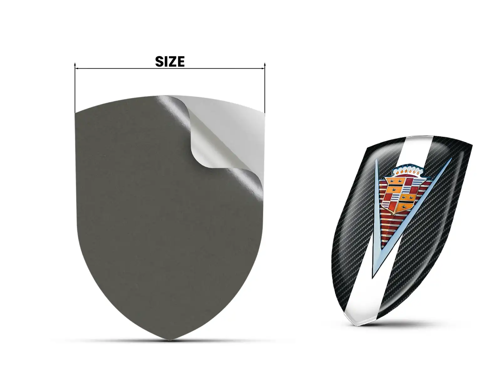Cadillac Vinilos Ventana Coche Deporte Personalizable Resistente ST